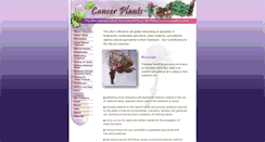 Desktop Screenshot of cancerplants.com